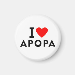 Apopa El Salvador love city heart like travel Magnet