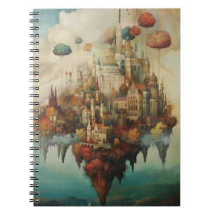 Apophenic Air Castle - Surreal Fantasy Fine Art Notebook