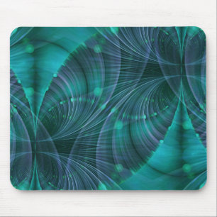 Apophysis Fractal Art I - blue Mouse Pad