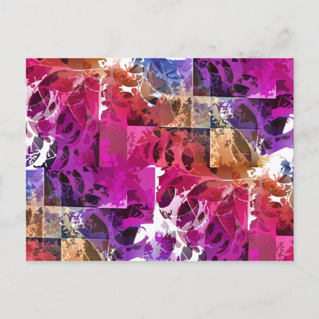 Apophysis Fractal Art - spider web Postcard (Front)