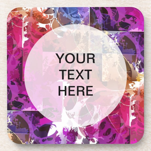 Apophysis Fractal Art - spider web Template Coaster (Front)