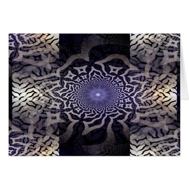 APOPHYSIS fractal decor | black violet (Front Horizontal)