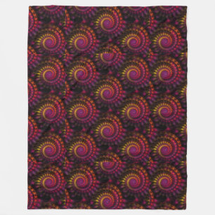 Apophysis Power Spirals Pattern + your ideas Fleece Blanket