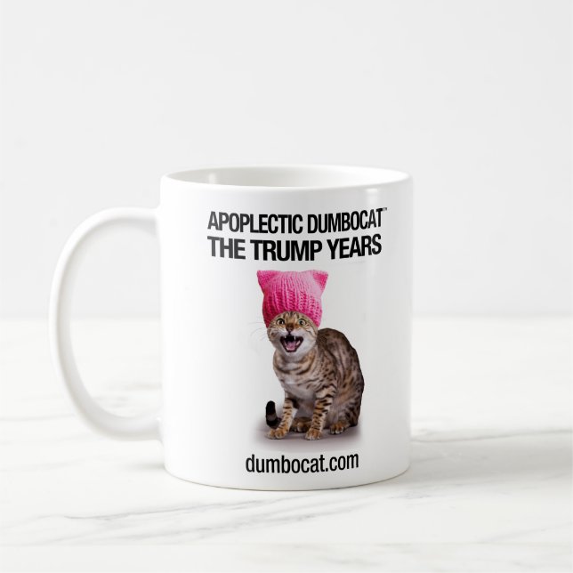 Apoplectic Dumbocat: The Trump Years Coffee Mug (Left)
