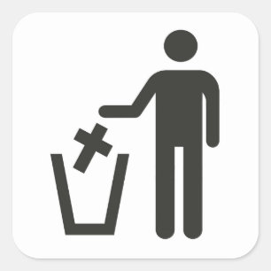 Apostasy Square Sticker