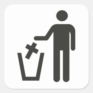 Apostasy Square Sticker