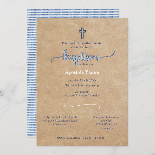 Apostle Invitation (Front/Back)