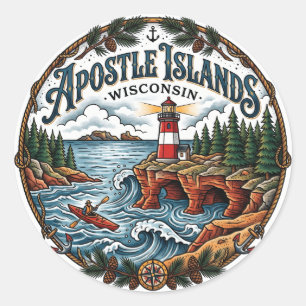 Apostle Islands National Lakeshore Classic Round Sticker