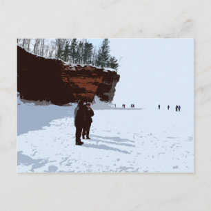 Apostle Islands National Lakeshore ICE CAVES Postcard
