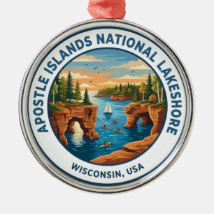 Apostle Islands National Lakeshore, Wisconsin Metal Ornament