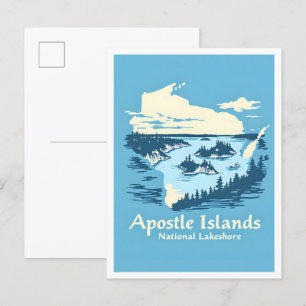 Apostle Islands National Lakeshore Wisconsin Postcard