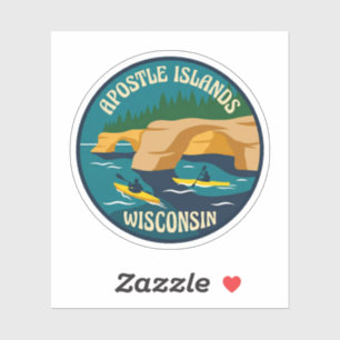 Apostle Islands Wisconsin Travel Decal Sticker