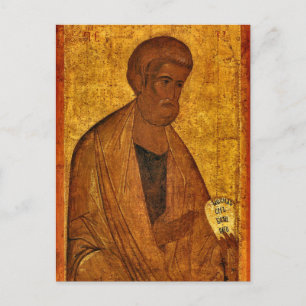 Apostle Peter from Vysotsky Chin Orthodox Icon Postcard