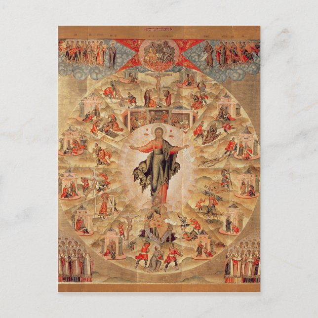 Apostle Preaching Postcard (Front)