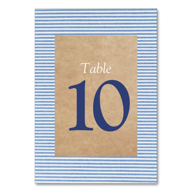 Apostle Table Number Card (Front)