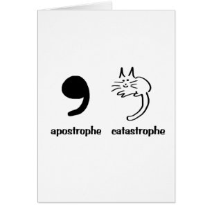 apostrophe catastrophe