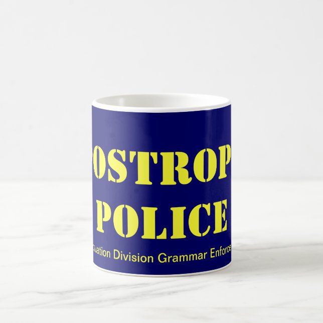 Apostrophe Police Coffee Mug (Center)
