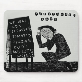 Apostrophe Rage Mouse Pad