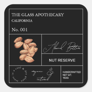 Apothecary Almond Label