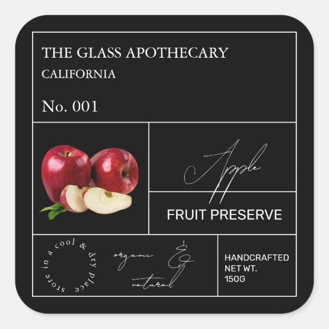 Apothecary Apple Label (Front)