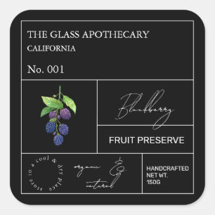 Apothecary Blackberry Label