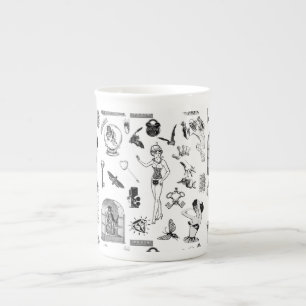 Apothecary Bone China Mug