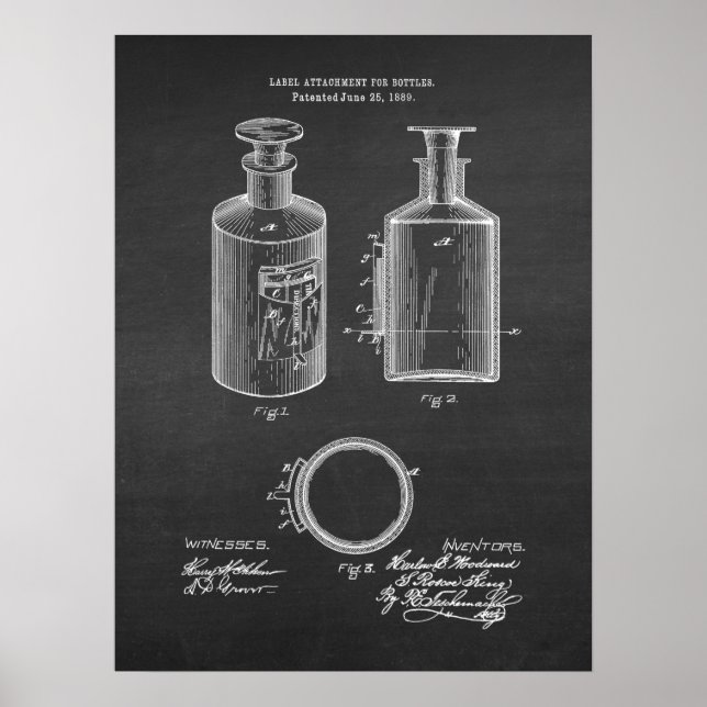 Apothecary Bottle Pharmacy Decor Print 1 (Front)