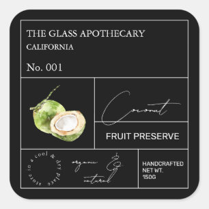 Apothecary Coconut Label