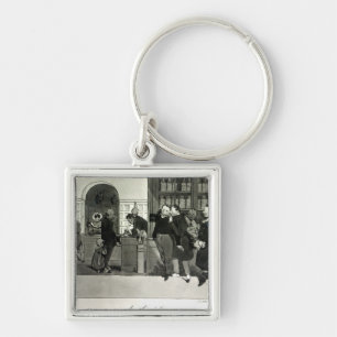 Apothecary, engraved by Delpech Key Ring