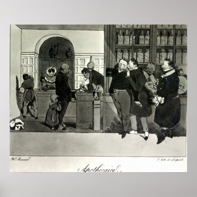 Apothecary, engraved by Delpech Poster (Front)