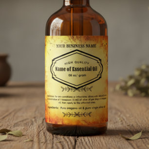 Apothecary Essential oil Apothecary Labels