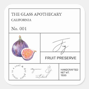 Apothecary Fig Label