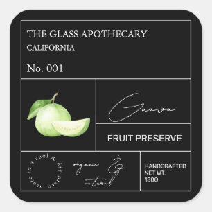 Apothecary Guava Label