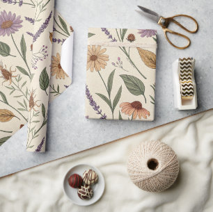 Apothecary Herb Garden Vintage Wrap Wrapping Paper