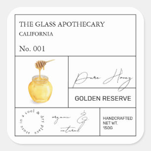 Apothecary Honey Label