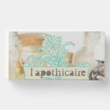 Apothecary l’apothicaire Wooden Sign