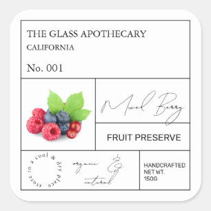Apothecary Mixed Berry Label
