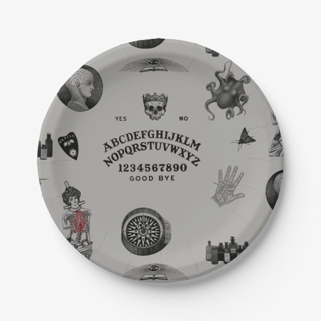 Apothecary Paper Plate (Front)