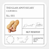 Apothecary Peanut Label