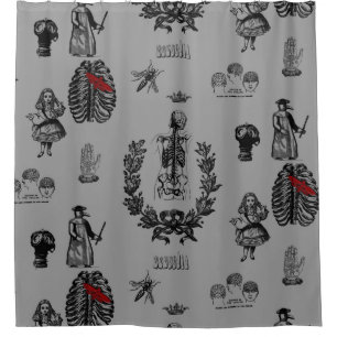 Apothecary Shower Curtain