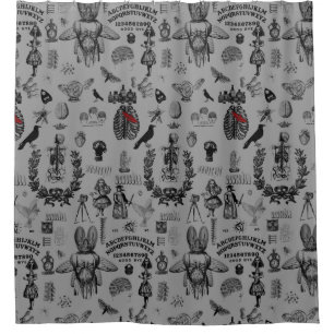 Apothecary Shower Curtain