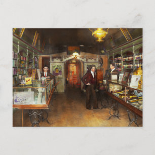 Apothecary - Spell books and Potions 1913 Postcard