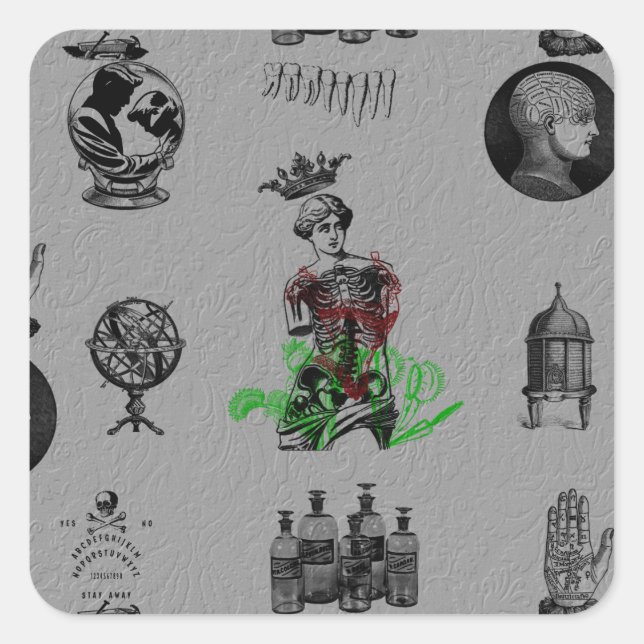 Apothecary Square Sticker (Front)