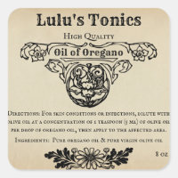 Apothecary Style Labels