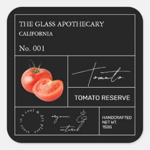 Apothecary Tomato Label
