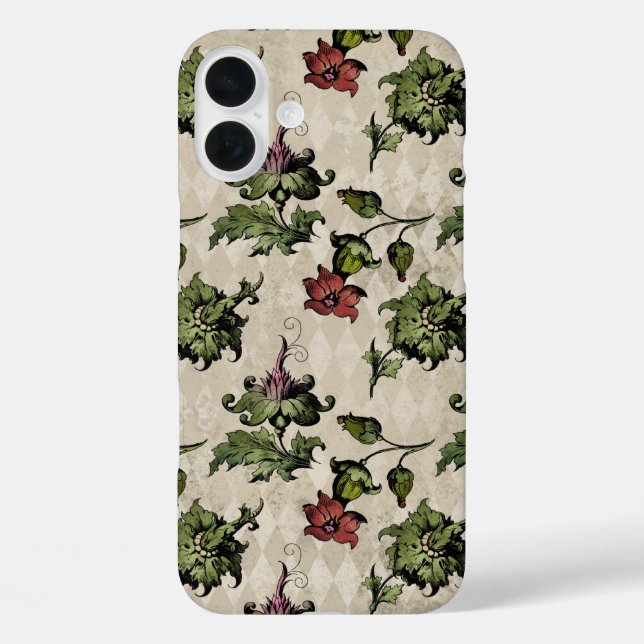 Apothecary Witch Plant | Steampunk Botanical Herbs Case-Mate iPhone Case (Back)