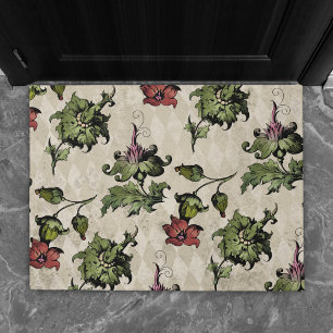 Apothecary Witch Plant Steampunk Botanical Herbs Doormat