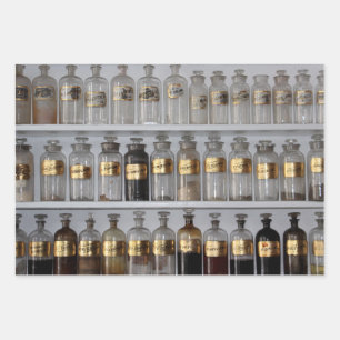 Apothecary wrapping paper