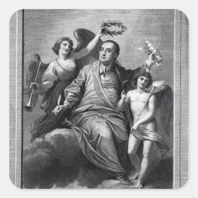 Apotheosis of Handel, 1787 Square Sticker (Front)