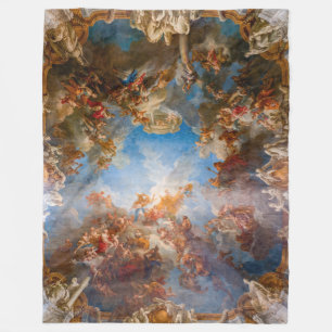 Apotheosis of Hercules in Chateau de Versailles Fleece Blanket